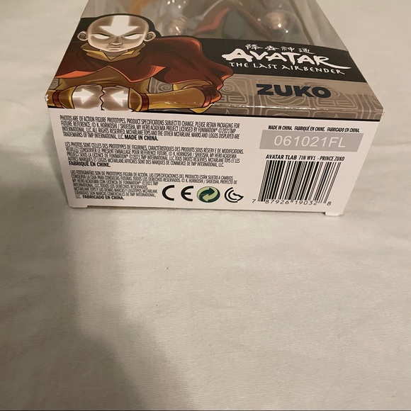 NIB McFarlane Nickelodeon’s Avatar The Last Airbender Prince Zuko 7” Figurine - Picture 12 of 13
